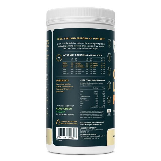 Nuzest Smooth Vanilla Clean Lean Protein Powder 1kg
