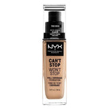 NYX Professional Makeup Cant Stop Foundation Porcelain TRUE BEIGE