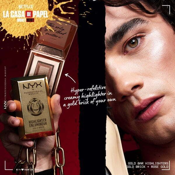 NYX Professional Makeup X Netflix Money Heist Gold Highlight