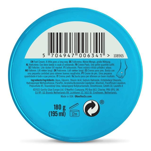 O'Keeffe's Healthy Feet Value Jar 180g 180g