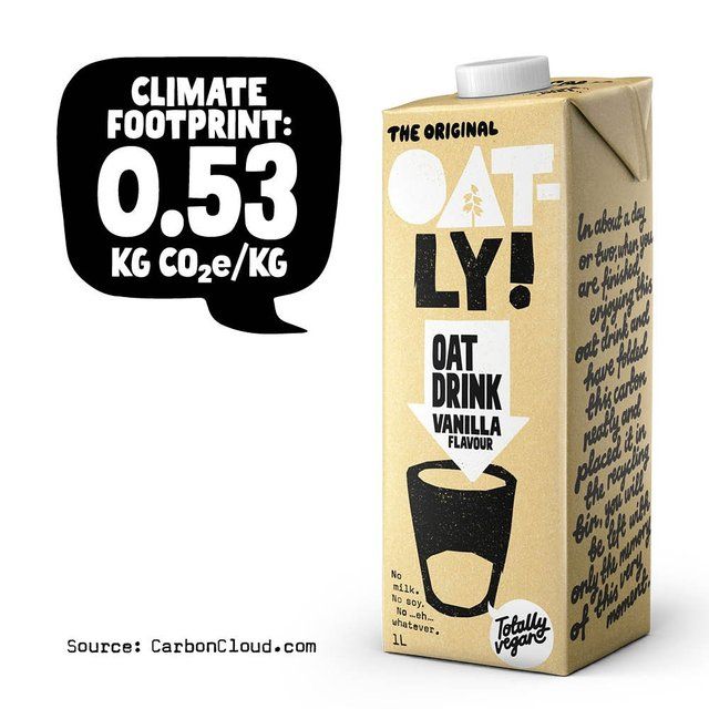 Oatly Oat Drink Vanilla Long Life 1L