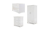 Obaby Nika 3 Piece Nursery Furniture Set - White