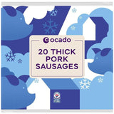 Ocado 20 Thick Pork Sausages 900g
