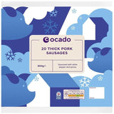 Ocado 20 Thick Pork Sausages 900g