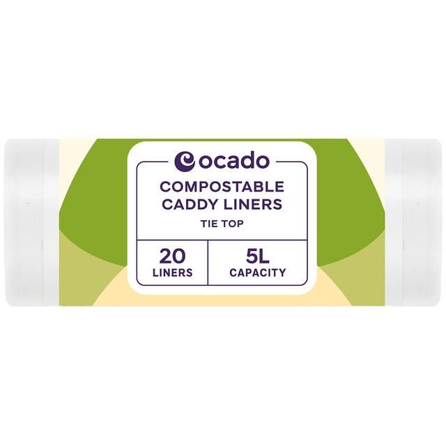 Ocado Compostable Caddy Liners 5L 20 per pack