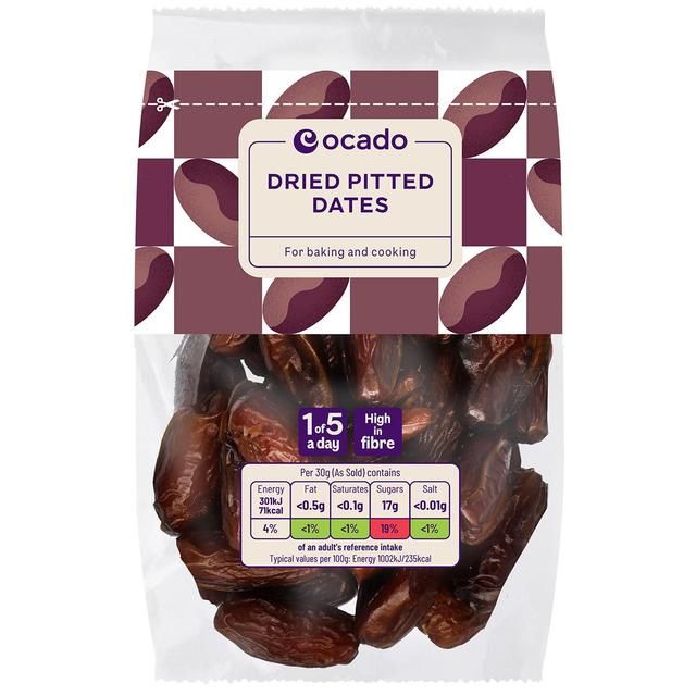 Ocado Dried Pitted Dates 250g