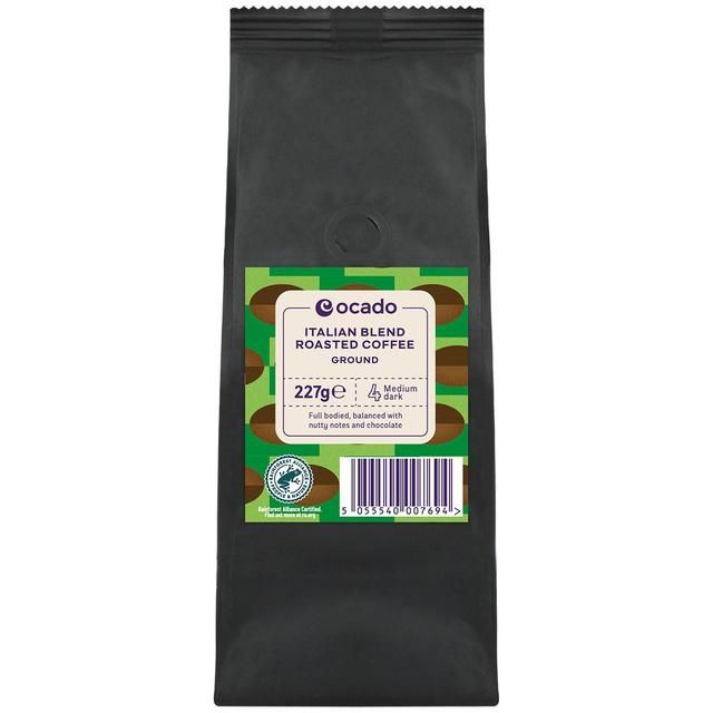 Ocado Italian Blend Roast & Ground Coffee   227g