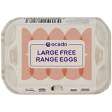 Ocado Large Free Range Eggs 6 per pack