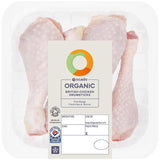 Ocado Organic Free Range Chicken Drumsticks Typically: 475g