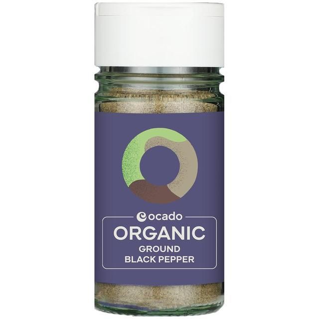 Ocado Organic Ground Black Pepper 45g