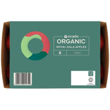 Ocado Organic Royal Gala Apples 6 per pack