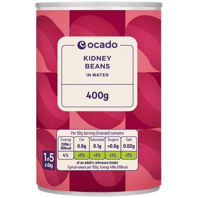 Ocado Red Kidney Beans in Water 400g