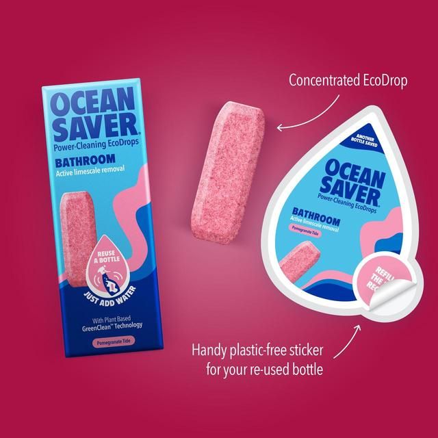 OceanSaver Bathroom Descaler EcoDrop Pomegranate Tide 10ml
