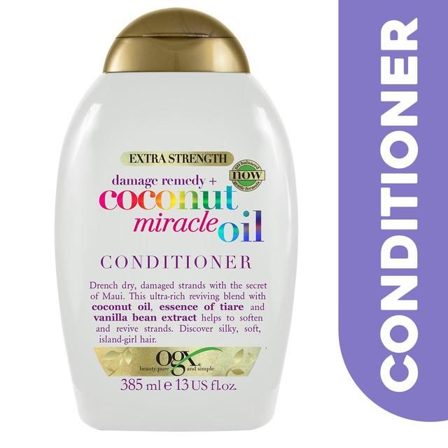 OGX Damage Remedy+ Coconut Oil Extra Strength pH Balanced Conditioner 385ml