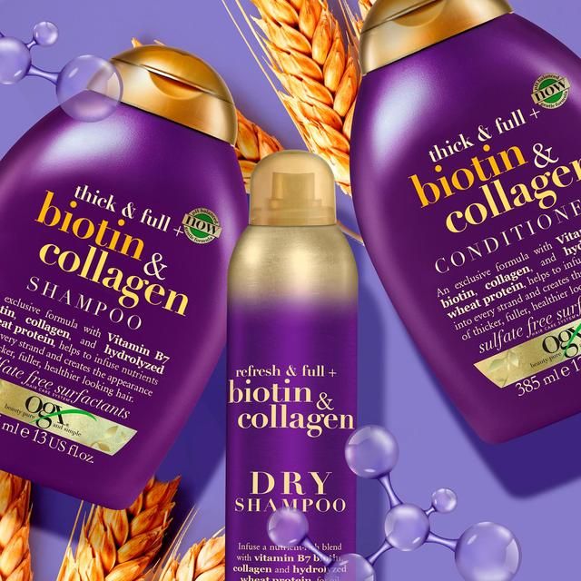 OGX Thick & Full+ Biotin & Collagen pH Balanced Conditioner 385ml