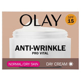 Olay Anti-Wrinkle Pro Vital Moisturiser Day Cream Mature Skin 50ml