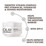Olay Anti-Wrinkle Pro Vital Moisturiser Day Cream Mature Skin 50ml