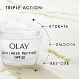 Olay Collagen Peptide 24 Facial Cream, 2 x 50ml