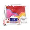 Olay Giftset Collagen Peptide Day, Retinol 24 Face Night Cream, Face Roller