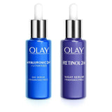 Olay New Year, New Dew with Hyaluronic Acid + Vitamin B5 Day and Retinol Night Serum