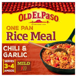 Old El Paso Mexican Chili & Garlic One Pan Rice Meal Kit   355g