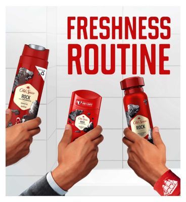 Old Spice Rock + Charcoal Shampoo & Shower Gel 400ml