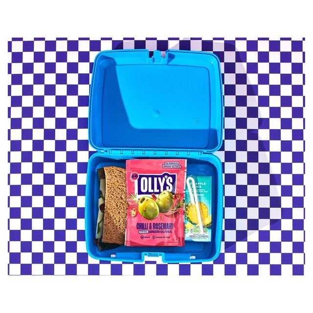 Olly's Olives Chilli & Rosemary Green Halkidiki Olives - The Bandit 50g