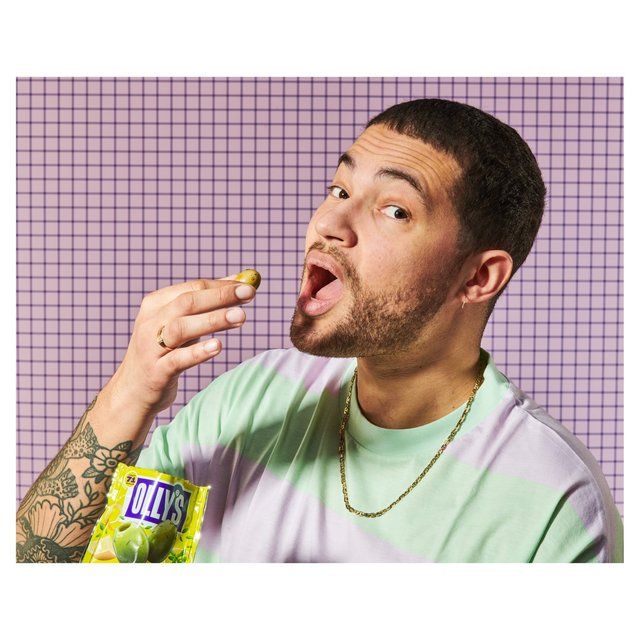 Olly's Olives Lemon & Thyme Green Halkidiki Olives - The Hippie   50g