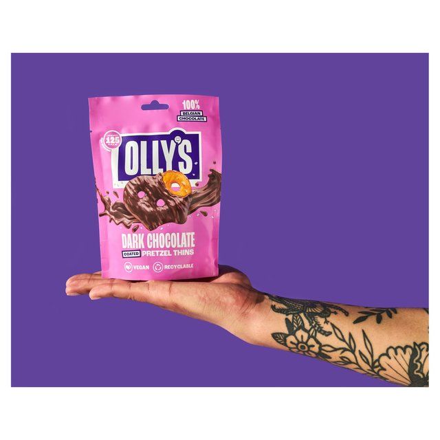 Olly's Pretzel Thins - Dark Chocolate 90g