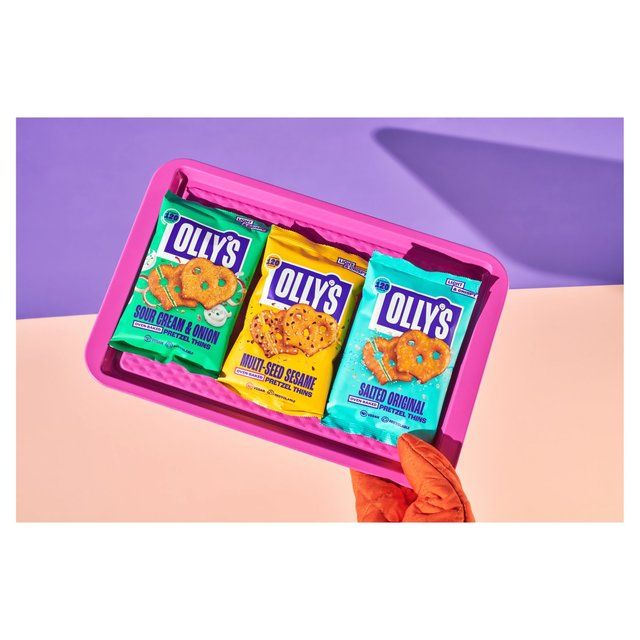Olly's Pretzel Thins - Sour Cream & Onion   140g