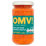 OMV! Deliciously Vegan Grilled Red Pepper Pesto