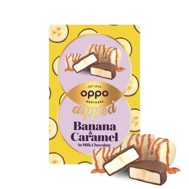 Oppo Brothers Dipped Banana & Caramel in Milk Chocolate 150g