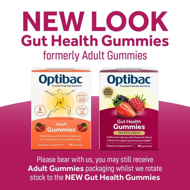 Optibac Probiotics Gut Health Gummies 30 per pack