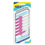 OPTIM Interdental Brushes 0.4mm Pink 6 per pack