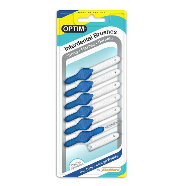 OPTIM Interdental Brushes 0.6mm Blue 6 per pack