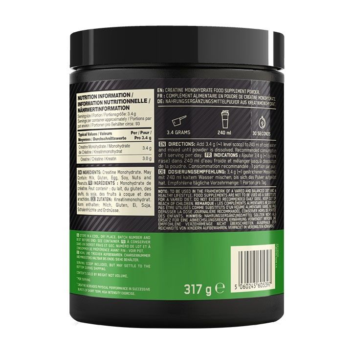 Optimum Nutrition Micronised Creatine Monohydrate 317g