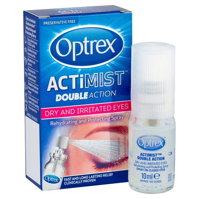 Optrex ActiMist Double Action Spray Dry Eyes 10ml