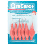 OraCare+ 6 Interdental Brush 0.5mm ISO 2 Red