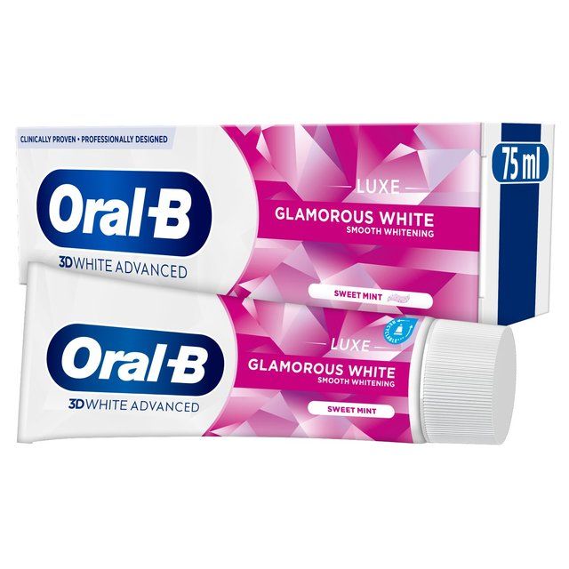 Oral-B 3D White Luxe Glamorous White Toothpaste 75ml