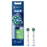 Oral-B CrossAction Toothbrush Heads - White 2 per pack