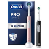 Oral-B Pro Series 1 Pink & Black Electric Toothbrushes