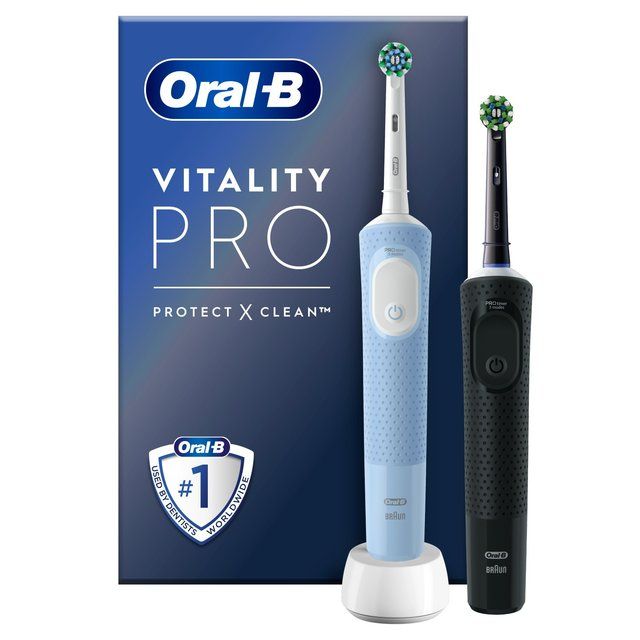 Oral-B Vitality PRO Black & Blue (Duo Pack) 2 per pack