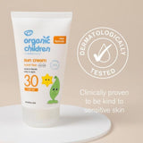 Organic Children SPF 30 Sun Cream Scent Free 150ml