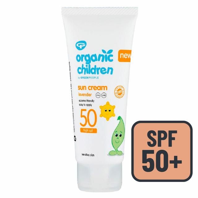 Organic Children Sun Cream SPF50 Lavender 100ml
