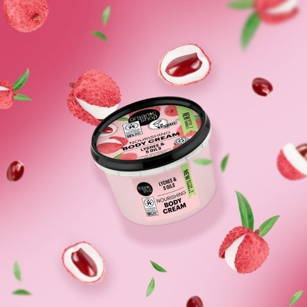 Organic Shop Nourishing Body Cream Lychee 250ml
