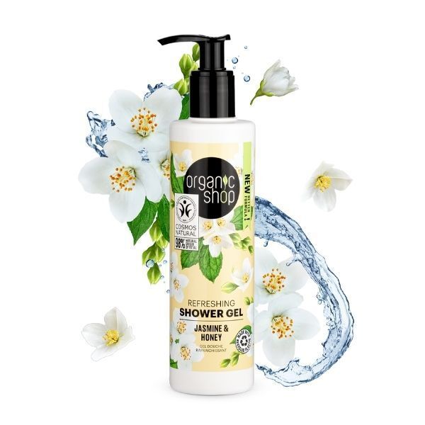 Organic Shop Refreshing Shower Gel Jasmine & Honey 280ml