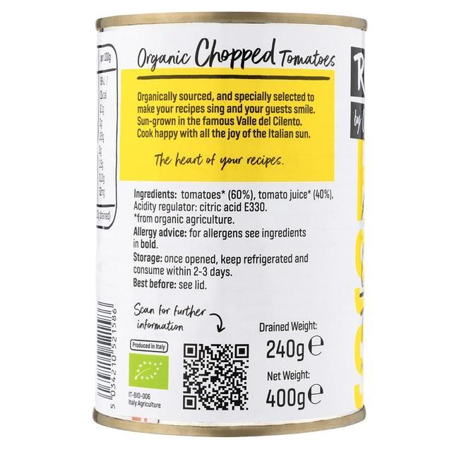 Organico Chopped Tomatoes 400g