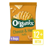 Organix Cheese & Herb Orgnic Puffs 10 mths+ Multipack   4 x 15g