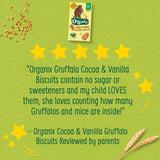 Organix Cocoa & Vanilla Organic Gruffalo Biscuits 12 mths+ Multipack   5 x 20g