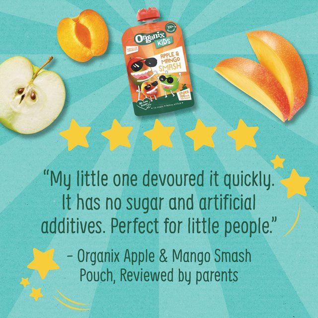 Organix KIDS Mango & Apple Smash Pouch    100g